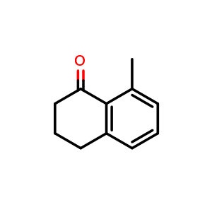 Chemical structure of 8-Methyl-1-tetralone , CAS 51015-28-2, AChemBlock V147142
