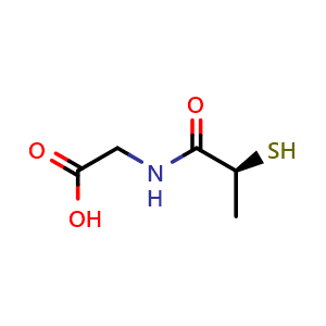(S)-2-(2-Mercaptopropanamido)acetic Acid