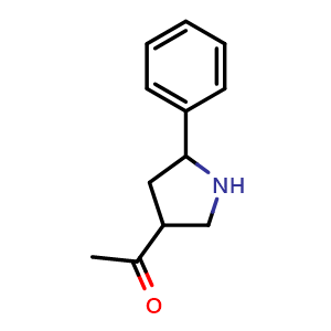 1-(5-phenylpyrrolidin-3-yl)ethan-1-one