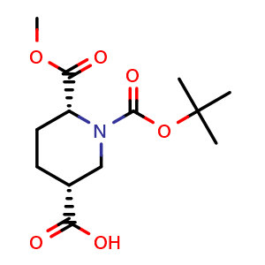 cis-1-Boc-6-(methoxycarbonyl)piperidine-3-carboxylic Acid