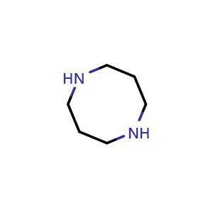 Chemical structure of 1,5-Diazocane , CAS 5687-07-0, AChemBlock V147287