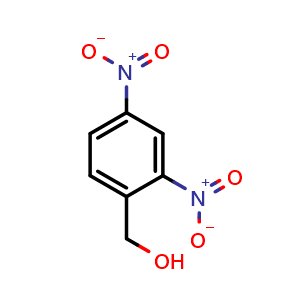 Chemical structure of 2,4-Dinitrobenzyl Alcohol , CAS 4836-66-2, AChemBlock V147314