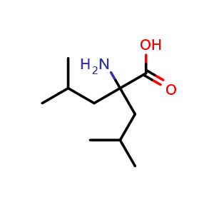 Chemical structure of 2-Isobutyl-DL-leucine , CAS 99863-59-9, AChemBlock V147351