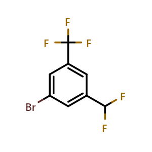 1-Bromo-3-(difluoromethyl)-5-(trifluoromethyl)benzene