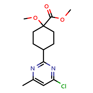 Methyl 4-(4-Chloro-6-methyl-2-pyrimidinyl)-1-methoxycyclohexanecarboxylate