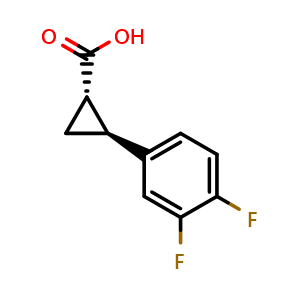 (1S,2S)-2-(3,4-Difluorophenyl)cyclopropanecarboxylic Acid