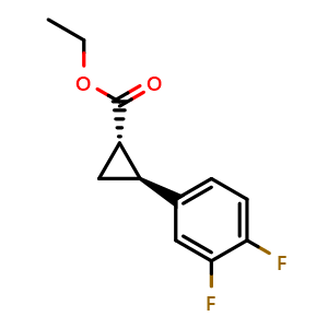 Ethyl (1S,2S)-2-(3,4-Difluorophenyl)cyclopropanecarboxylate