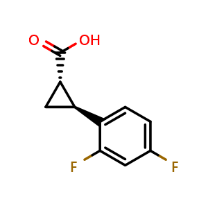 (1S,2S)-2-(2,4-Difluorophenyl)cyclopropanecarboxylic Acid