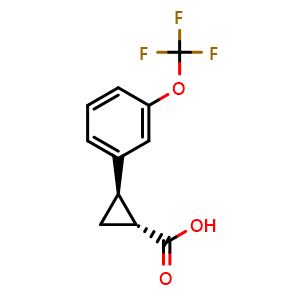 trans-2-[3-(Trifluoromethoxy)phenyl]cyclopropanecarboxylic Acid