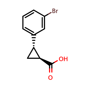 (1S,2S)-2-(3-Bromophenyl)cyclopropanecarboxylic Acid