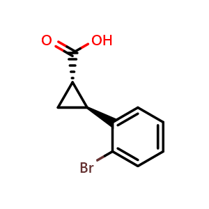 (1S,2S)-2-(2-Bromophenyl)cyclopropanecarboxylic Acid