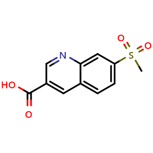 7-(Methylsulfonyl)quinoline-3-carboxylic Acid