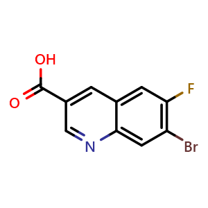 7-Bromo-6-fluoroquinoline-3-carboxylic Acid