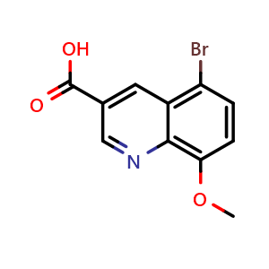 5-Bromo-8-methoxyquinoline-3-carboxylic Acid