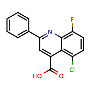 5-Chloro-8-fluoro-2-phenylquinoline-4-carboxylic Acid