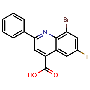 8-Bromo-6-fluoro-2-phenylquinoline-4-carboxylic Acid