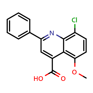 8-Chloro-5-methoxy-2-phenylquinoline-4-carboxylic Acid