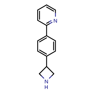 2-[4-(3-Azetidinyl)phenyl]pyridine