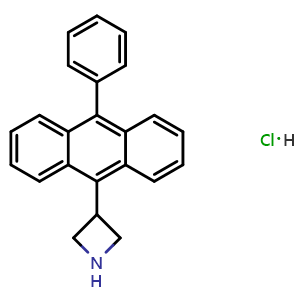 3-(10-Phenyl-9-anthracenyl)azetidine Hydrochloride