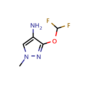 4-Amino-3-(difluoromethoxy)-1-methylpyrazole