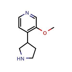 3-Methoxy-4-(3-pyrrolidinyl)pyridine