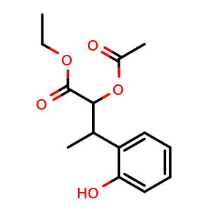 Ethyl 2-Acetoxy-3-(2-hydroxyphenyl)butanoate