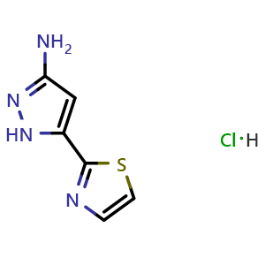 3-Amino-5-(2-thiazolyl)-1H-pyrazole Hydrochloride