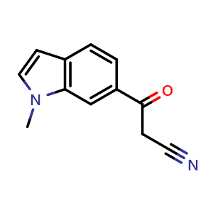 3-(1-Methyl-6-indolyl)-3-oxopropanenitrile