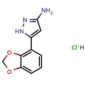 3-Amino-5-(4-benzodioxolyl)pyrazole Hydrochloride