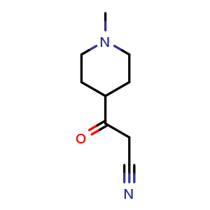 3-(1-Methyl-4-piperidyl)-3-oxopropanenitrile