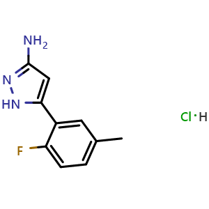 3-Amino-5-(2-fluoro-5-methylphenyl)pyrazole Hydrochloride