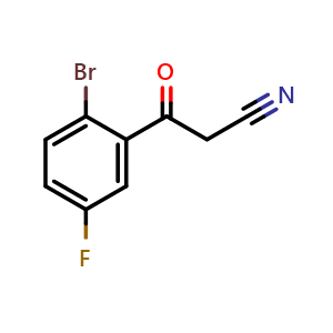 3-(2-Bromo-5-fluorophenyl)-3-oxopropanenitrile