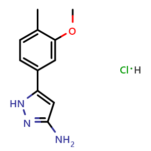 3-Amino-5-(3-methoxy-4-methylphenyl)pyrazole Hydrochloride