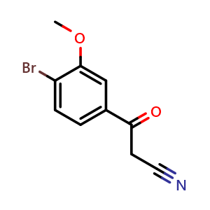 3-(4-Bromo-3-methoxyphenyl)-3-oxopropanenitrile