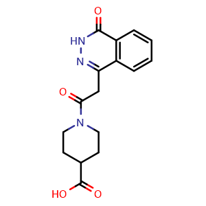 1-[2-(4-Oxo-3,4-dihydro-1-phthalazinyl)acetyl]piperidine-4-carboxylic Acid