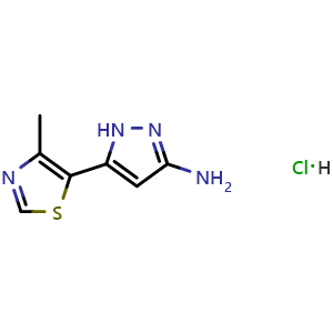 3-Amino-5-(4-methyl-5-thiazolyl)pyrazole Hydrochloride