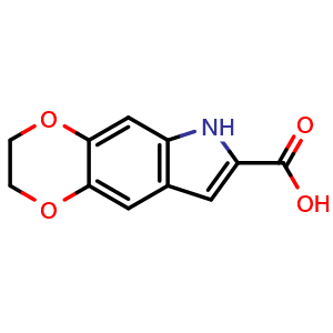 3,6-Dihydro-2H-[1,4]dioxino[2,3-f]indole-7-carboxylic Acid