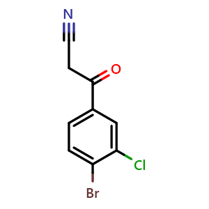 3-(4-Bromo-3-chlorophenyl)-3-oxopropanenitrile