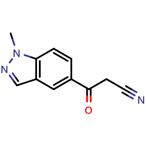 3-(1-Methyl-5-indazolyl)-3-oxopropanenitrile