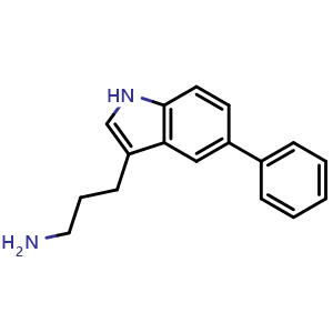 3-(5-Phenyl-3-indolyl)-1-propanamine