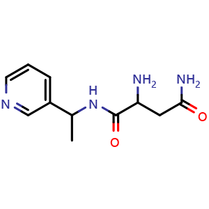 2-Amino-N1-[1-(3-pyridyl)ethyl]succinamide
