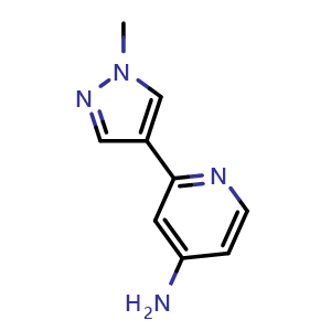 4-Amino-2-(1-methyl-4-pyrazolyl)pyridine
