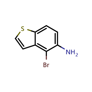 5-Amino-4-bromobenzothiophene