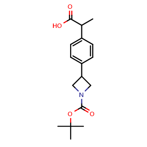 2-(4-(1-(tert-butoxycarbonyl)azetidin-3-yl)phenyl)propanoic acid