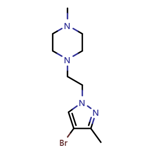 1-[2-(4-Bromo-3-methyl-1-pyrazolyl)ethyl]-4-methylpiperazine
