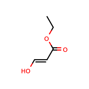 Chemical structure of Ethyl 3-Hydroxyacrylate , CAS 89579-67-9, AChemBlock V148488