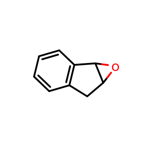 Chemical structure of 6,6a-Dihydro-1aH-indeno[1,2-b]oxirene , CAS 768-22-9, AChemBlock V148495