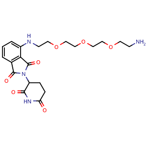 4-[[2-[2-[2-(2-Aminoethoxy)ethoxy]ethoxy]ethyl]amino]-2-(2,6-dioxo-3-piperidyl)isoindoline-1,3-dione