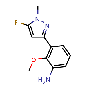 3-(5-Fluoro-1-methyl-3-pyrazolyl)-2-methoxyaniline