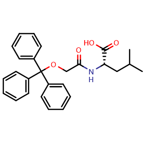 (S)-4-Methyl-2-[2-(trityloxy)acetamido]pentanoic Acid